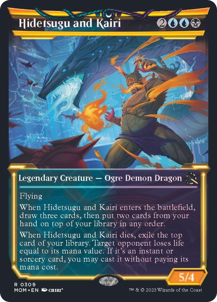 Image for Hidetsugu and Kairi (Showcase) (March of the Machine) (309) - Magic: The Gathering