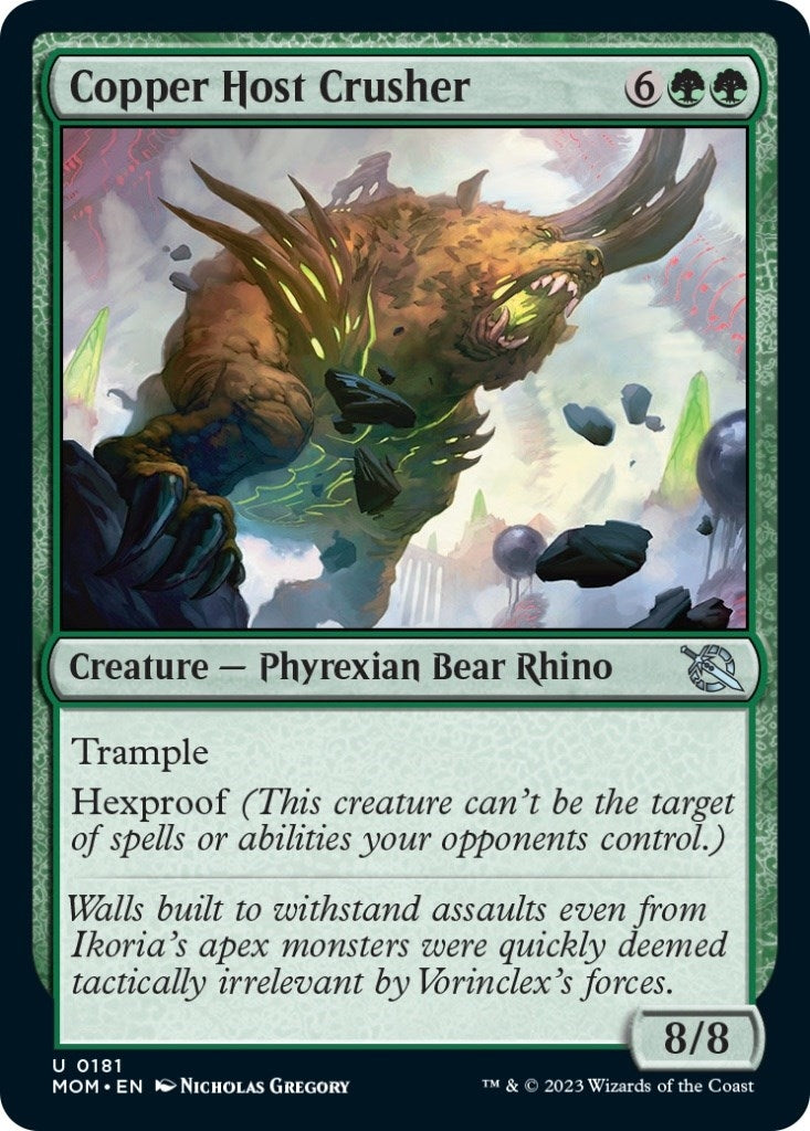 Image for Copper Host Crusher (March of the Machine) (181) - Magic: The Gathering