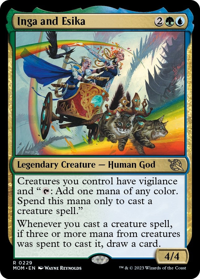 Image for Inga and Esika (March of the Machine) (229) - Magic: The Gathering
