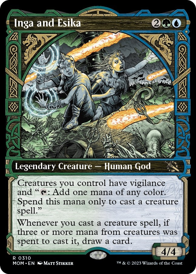 Image for Inga and Esika (Showcase) (March of the Machine) (310) - Magic: The Gathering