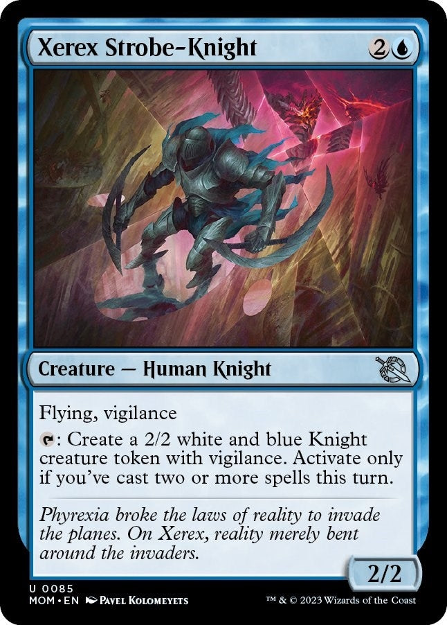 Image for Xerex Strobe-Knight (March of the Machine) (85) - Magic: The Gathering