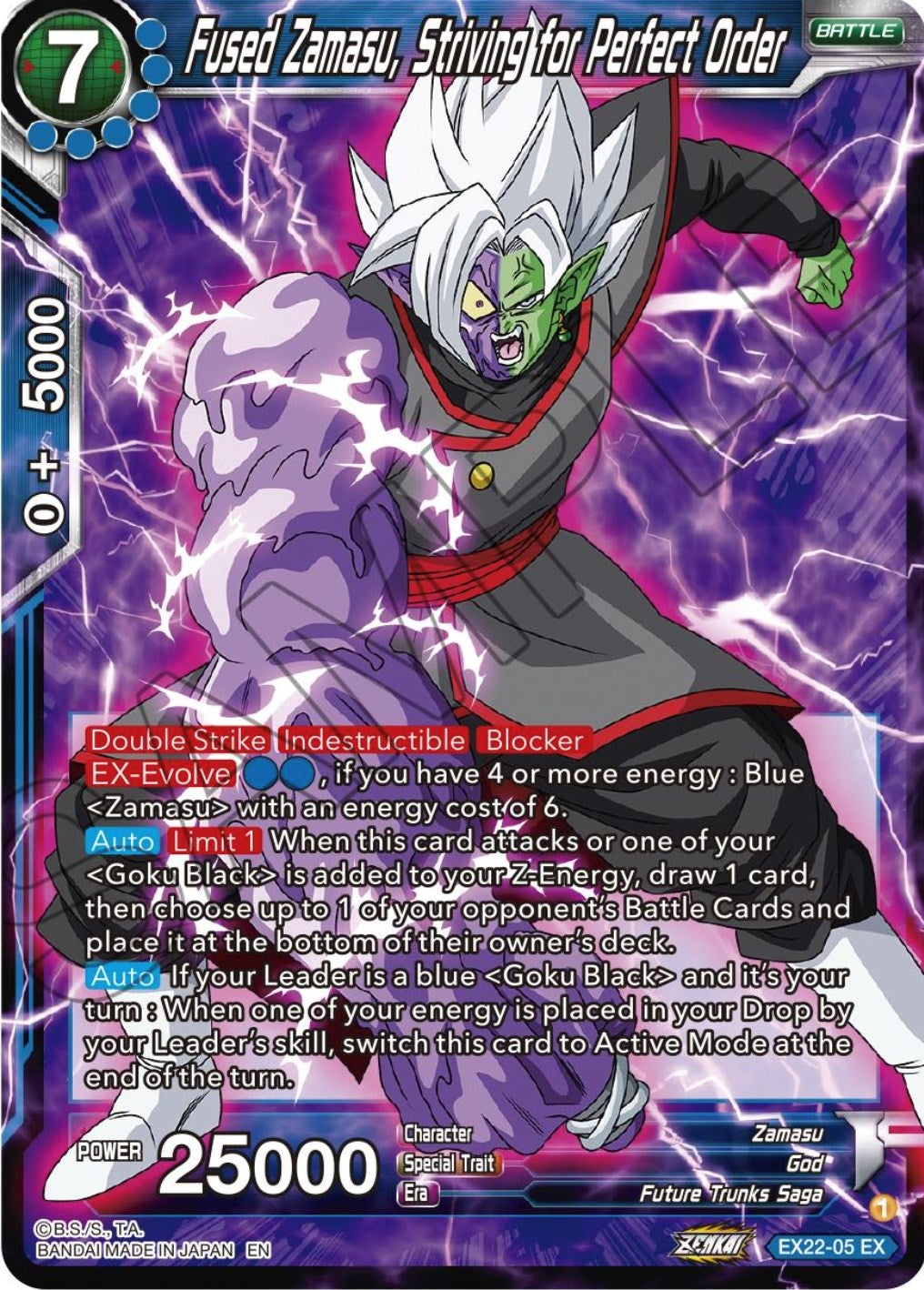 Image for Fused Zamasu, Striving for Perfect Order (Expansion Deck Box Set 22: Ultimate Deck 2023) (EX22-05) - Dragon Ball Super: Masters