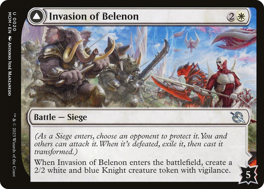 Image for Invasion of Belenon (March of the Machine) (20) - Magic: The Gathering