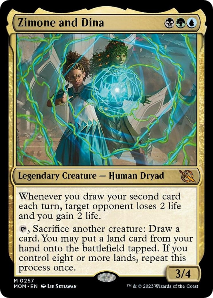 Image for Zimone and Dina (March of the Machine) (257) - Magic: The Gathering