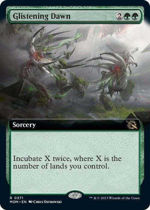 Image for Glistening Dawn (Extended Art) (March of the Machine) (371) - Magic: The Gathering