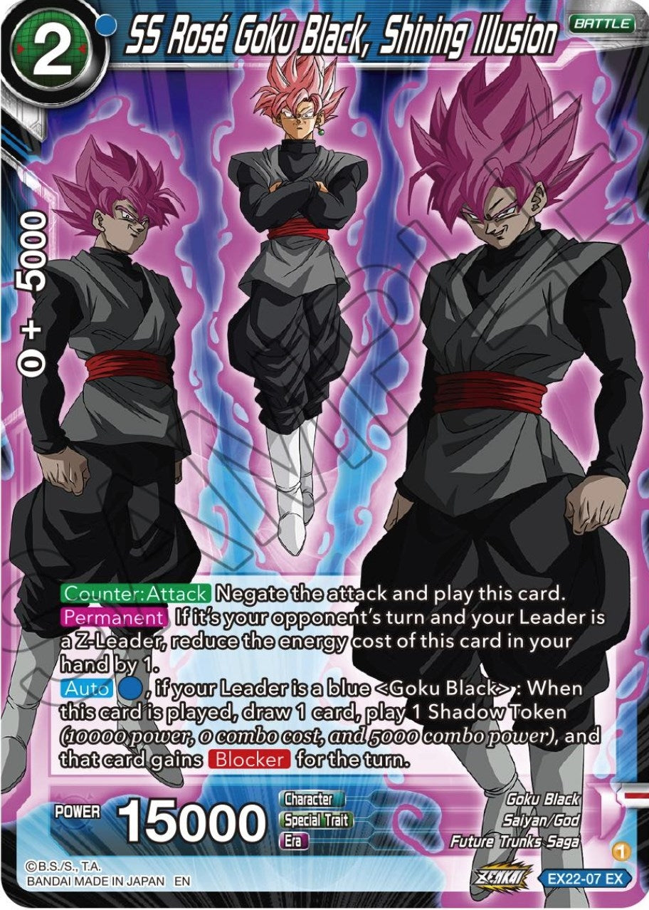 Image for SS Rose Goku Black, Shining Illusion (Expansion Deck Box Set 22: Ultimate Deck 2023) (EX22-07) - Dragon Ball Super: Masters
