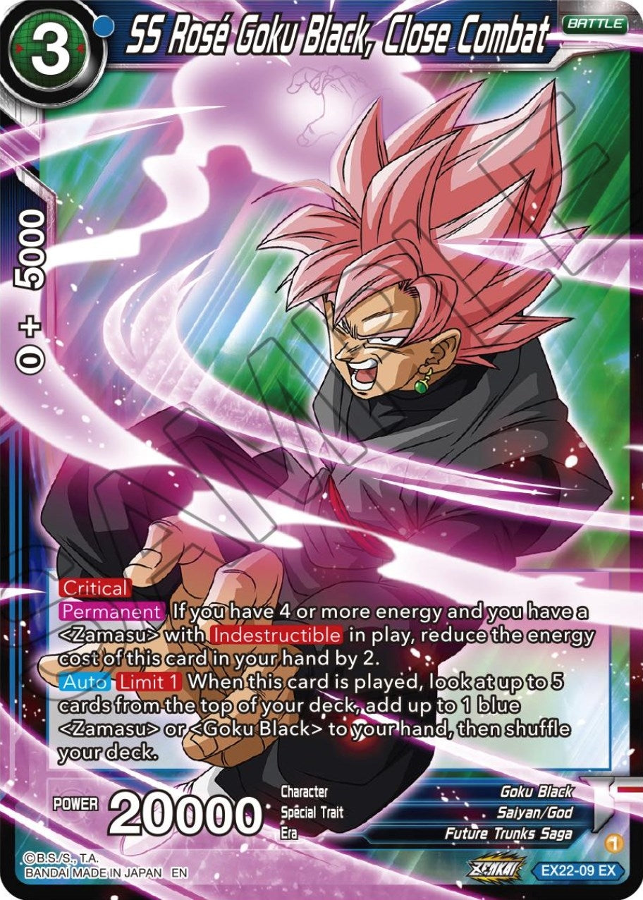 Image for SS Rose Goku Black, Close Combat (Expansion Deck Box Set 22: Ultimate Deck 2023) (EX22-09) - Dragon Ball Super: Masters