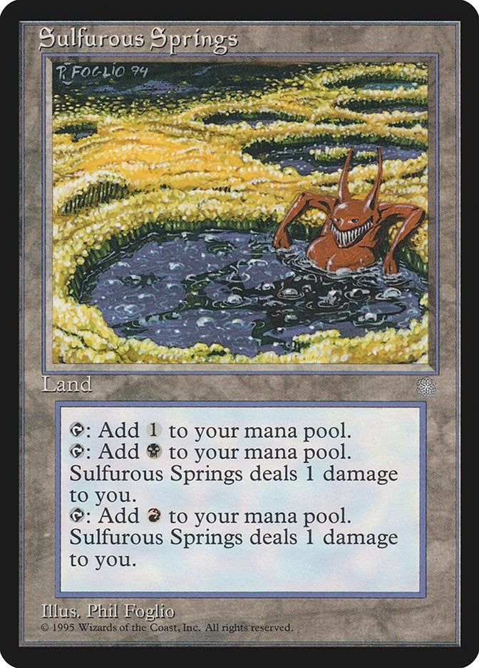 Image for Sulfurous Springs (Ice Age) (352) - Magic: The Gathering