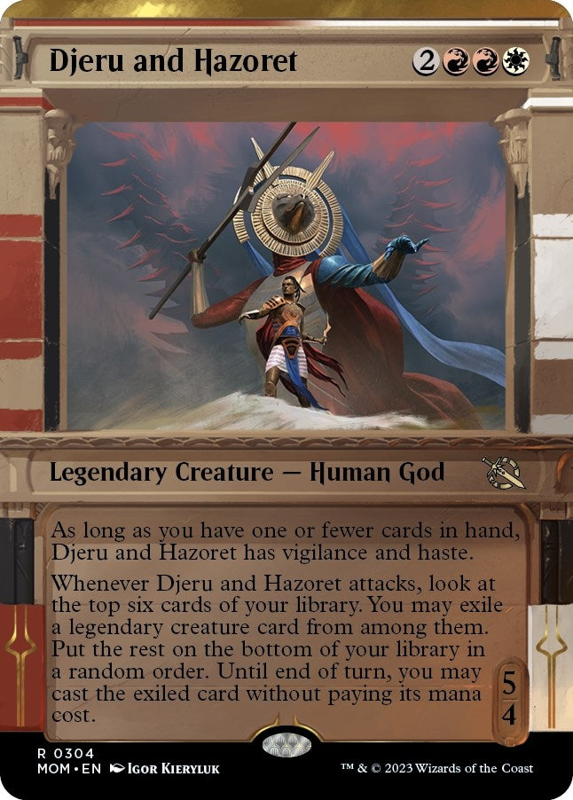 Image for Djeru and Hazoret (Showcase) (March of the Machine) (304) - Magic: The Gathering