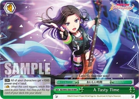 Image for A Tasty Time (RRR) (BanG Dream! Girls Band Party! 5th Anniversary) (BD/W95-E061R RRR) - Weiss Schwarz