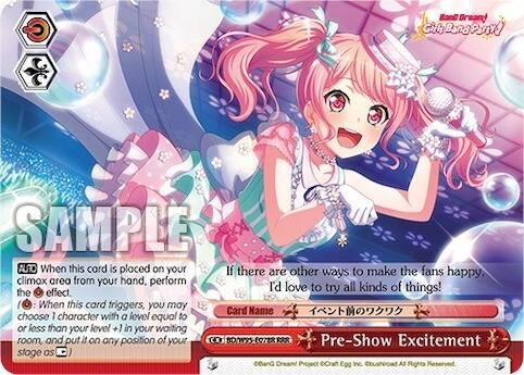 Image for Pre-Show Excitement (RRR) (BanG Dream! Girls Band Party! 5th Anniversary) (BD/W95-E078R RRR) - Weiss Schwarz