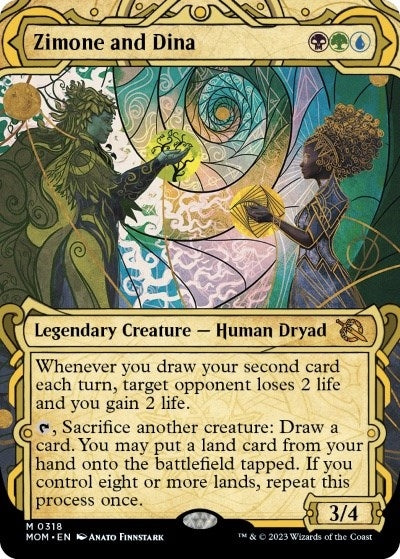 Image for Zimone and Dina (Showcase) (March of the Machine) (318) - Magic: The Gathering