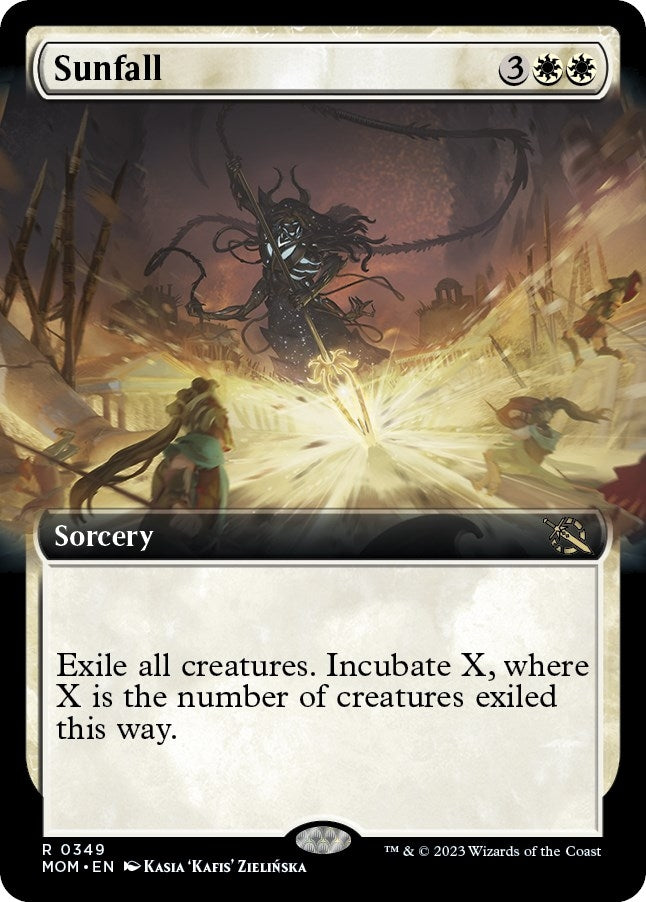 Image for Sunfall (Extended Art) (March of the Machine) (349) - Magic: The Gathering