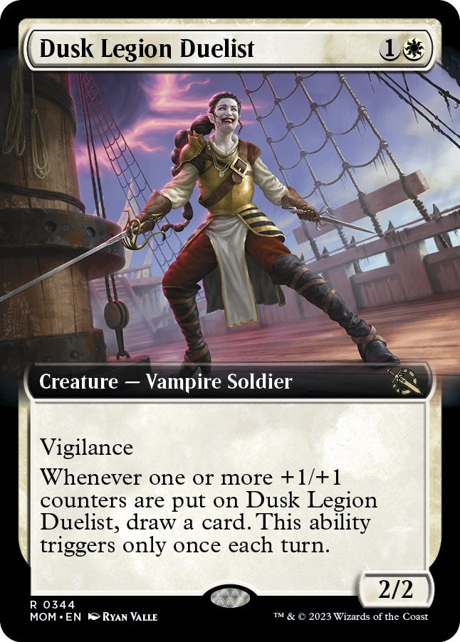 Image for Dusk Legion Duelist (Extended Art) (March of the Machine) (344) - Magic: The Gathering