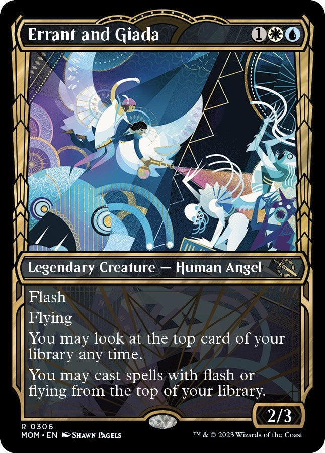 Image for Errant and Giada (Showcase) (March of the Machine) (306) - Magic: The Gathering
