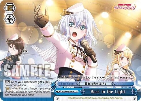 Image for Bask in the Light (BanG Dream! Girls Band Party! 5th Anniversary) (BD/W95-E124 CC) - Weiss Schwarz