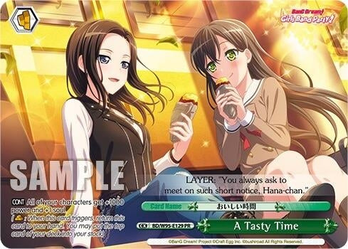 Image for A Tasty Time (PR) (BanG Dream! Girls Band Party! 5th Anniversary) (BD/W95-E129 PR) - Weiss Schwarz