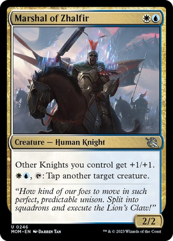 Image for Marshal of Zhalfir (March of the Machine) (246) - Magic: The Gathering