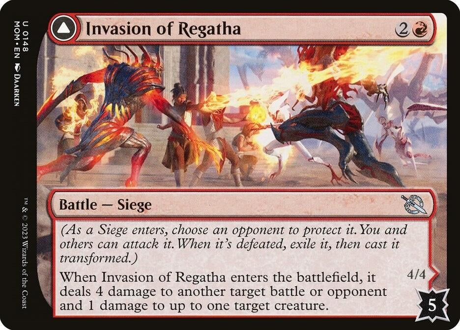 Image for Invasion of Regatha (March of the Machine) (148) - Magic: The Gathering