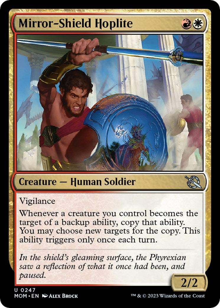 Image for Mirror-Shield Hoplite (March of the Machine) (247) - Magic: The Gathering
