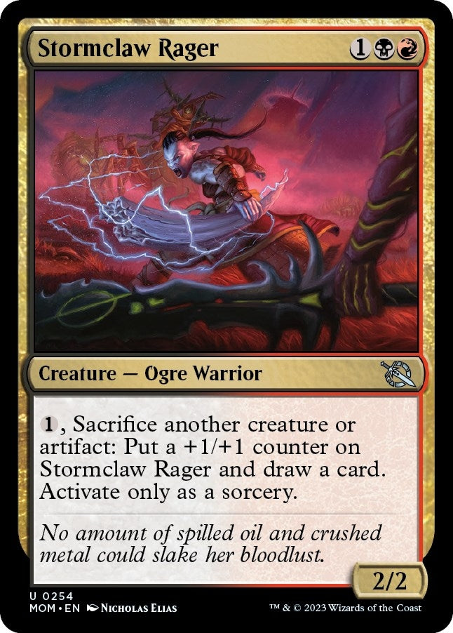 Image for Stormclaw Rager (March of the Machine) (254) - Magic: The Gathering