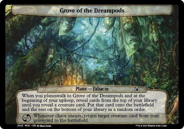 Image for Grove of the Dreampods (Planechase: March of the Machine) (145) - Magic: The Gathering