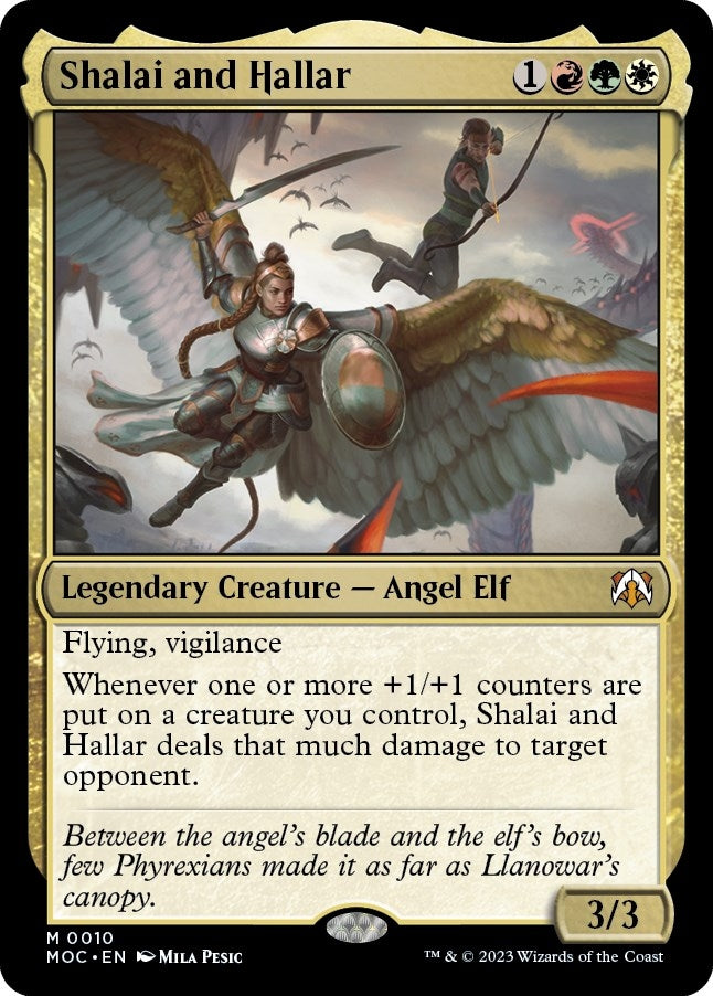 Image for Shalai and Hallar (Commander: March of the Machine) (10) - Magic: The Gathering