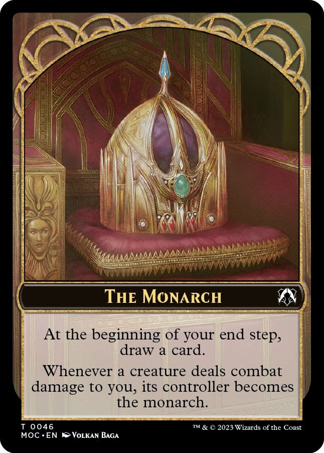 Image for The Monarch // Shapeshifter Double-sided Token (Commander: March of the Machine) (46 //12) - Magic: The Gathering