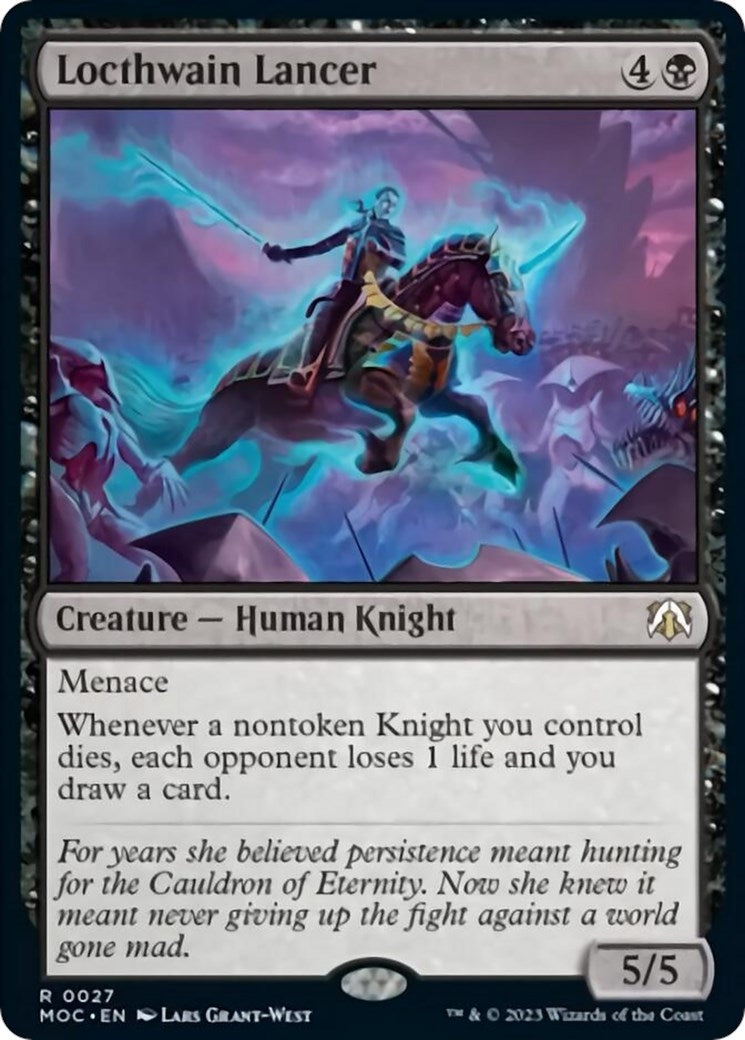 Image for Locthwain Lancer (Commander: March of the Machine) (27) - Magic: The Gathering
