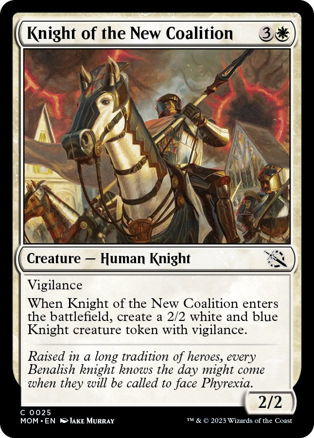 Image for Knight of the New Coalition (March of the Machine) (25) - Magic: The Gathering