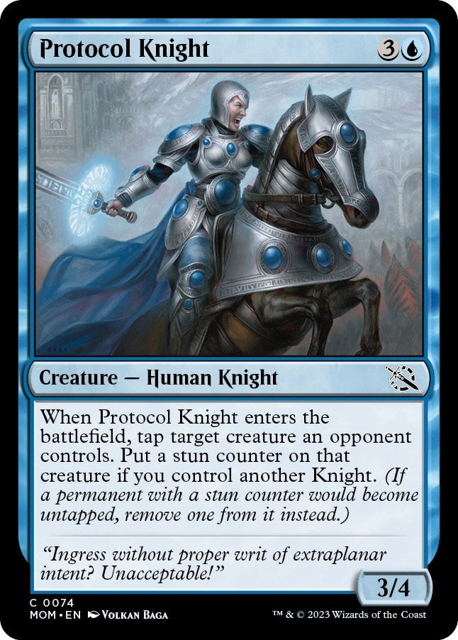 Image for Protocol Knight (March of the Machine) (74) - Magic: The Gathering