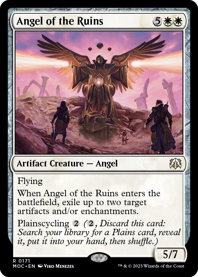 Image for Angel of the Ruins (Commander: March of the Machine) (171) - Magic: The Gathering