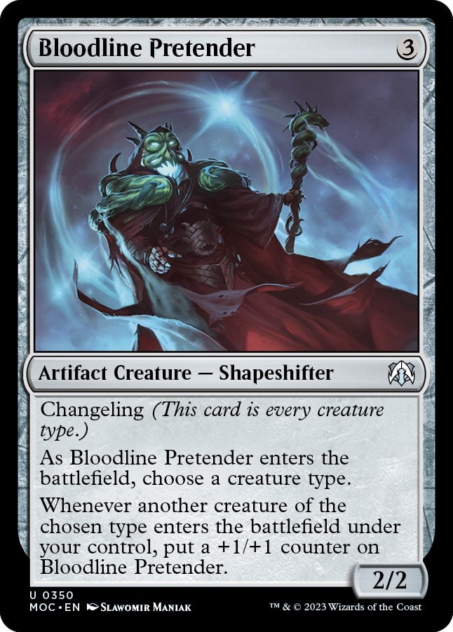 Image for Bloodline Pretender (Commander: March of the Machine) (350) - Magic: The Gathering
