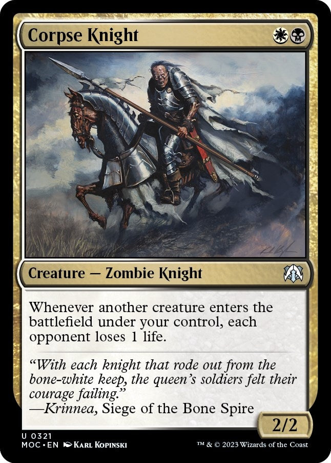 Image for Corpse Knight (Commander: March of the Machine) (321) - Magic: The Gathering