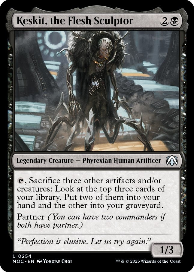 Image for Keskit, the Flesh Sculptor (Commander: March of the Machine) (254) - Magic: The Gathering