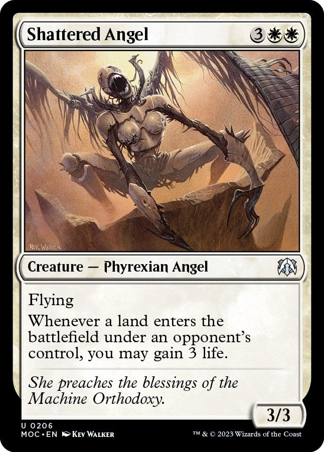 Image for Shattered Angel (Commander: March of the Machine) (206) - Magic: The Gathering