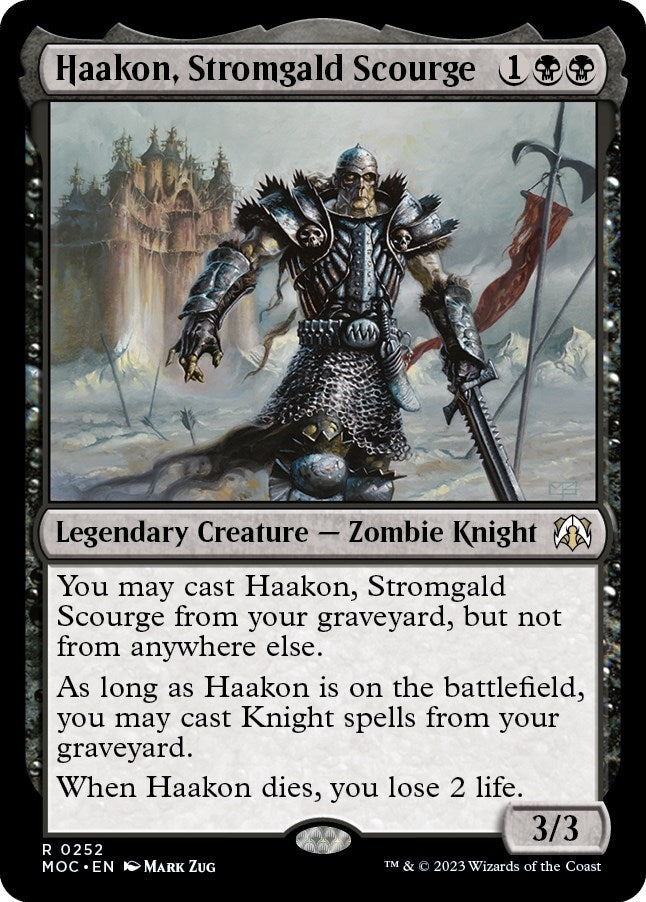 Image for Haakon, Stromgald Scourge (Commander: March of the Machine) (252) - Magic: The Gathering