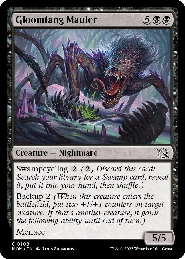 Image for Gloomfang Mauler (March of the Machine) (108) - Magic: The Gathering