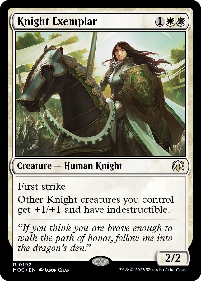Image for Knight Exemplar (Commander: March of the Machine) (192) - Magic: The Gathering