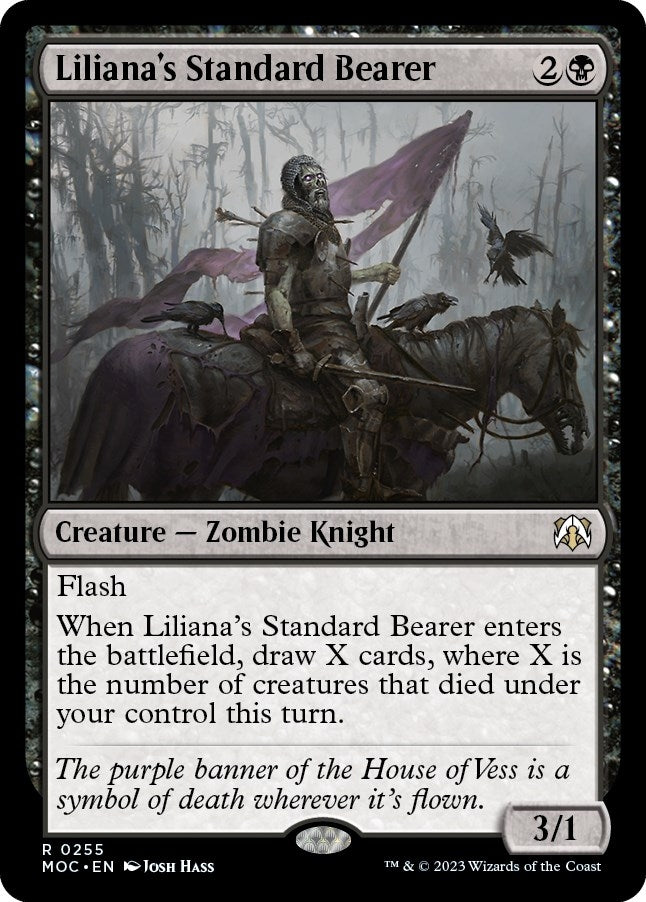 Image for Liliana's Standard Bearer (Commander: March of the Machine) (255) - Magic: The Gathering