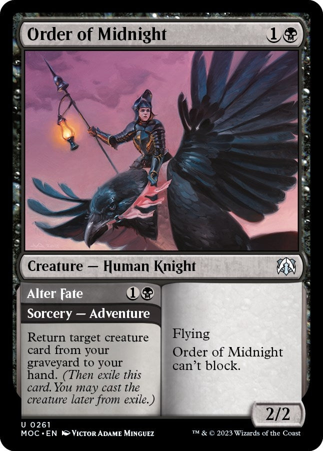 Image for Order of Midnight (Commander: March of the Machine) (261) - Magic: The Gathering