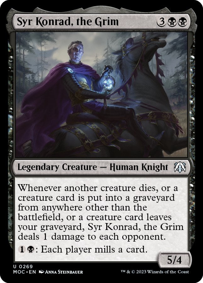 Image for Syr Konrad, the Grim (Commander: March of the Machine) (269) - Magic: The Gathering