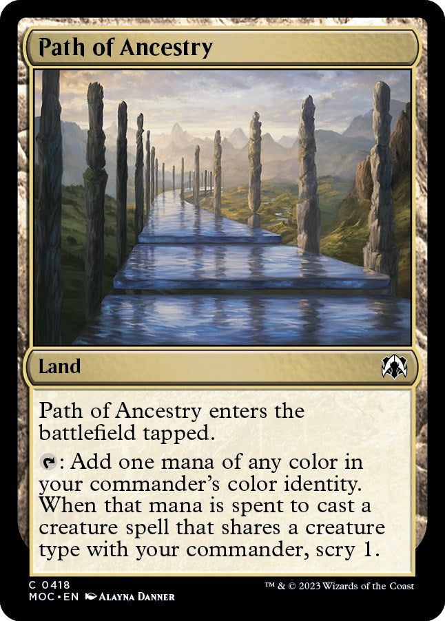 Image for Path of Ancestry (Commander: March of the Machine) (418) - Magic: The Gathering