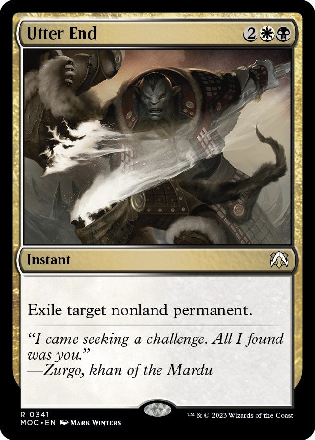 Image for Utter End (Commander: March of the Machine) (341) - Magic: The Gathering