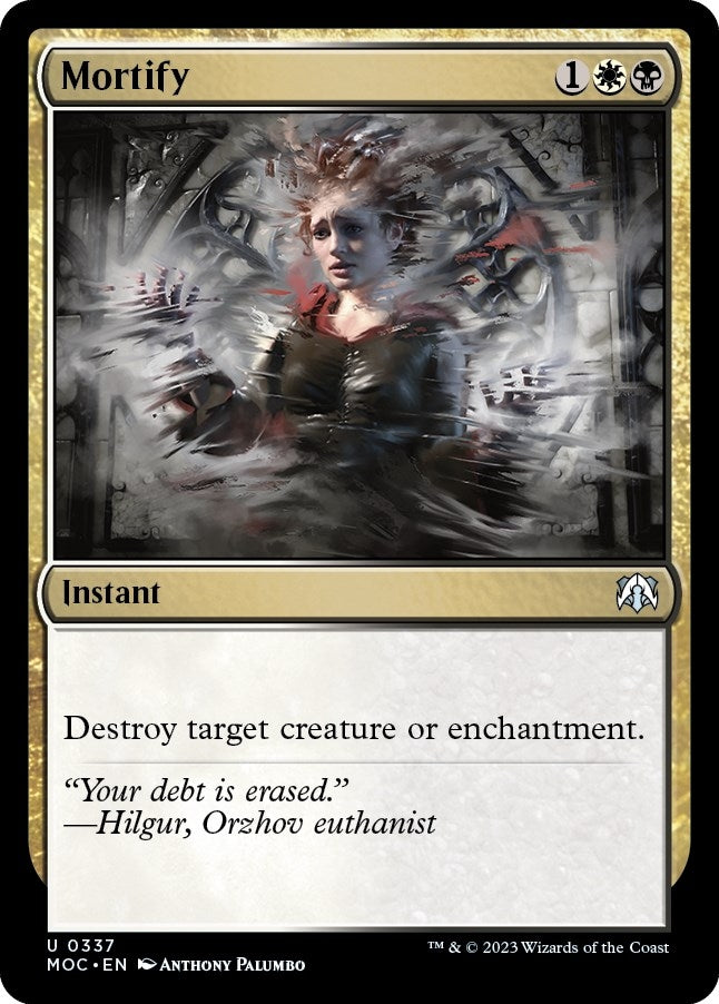 Image for Mortify (Commander: March of the Machine) (337) - Magic: The Gathering