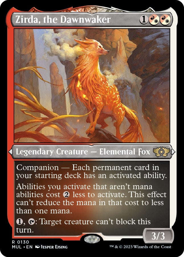 Image for Zirda, the Dawnwaker (Foil Etched) (March of the Machine: Multiverse Legends) (130) - Magic: The Gathering