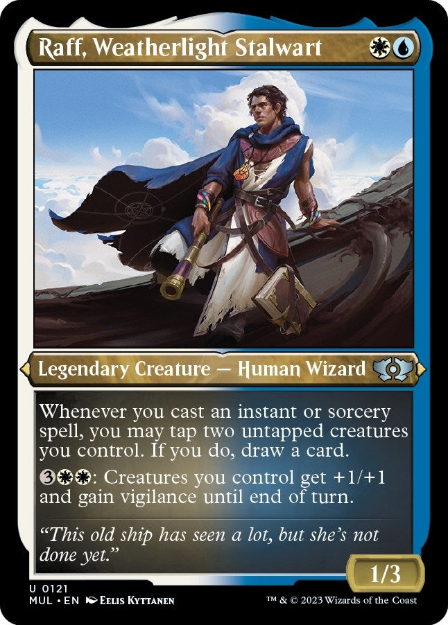 Image for Raff, Weatherlight Stalwart (Foil Etched) (March of the Machine: Multiverse Legends) (121) - Magic: The Gathering