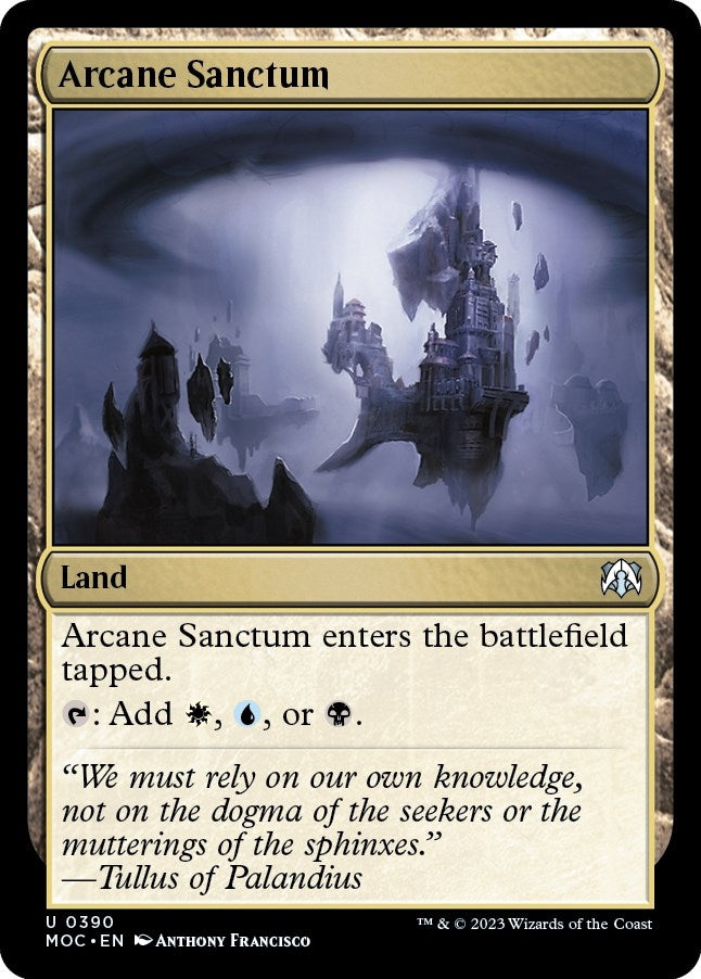 Image for Arcane Sanctum (Commander: March of the Machine) (390) - Magic: The Gathering