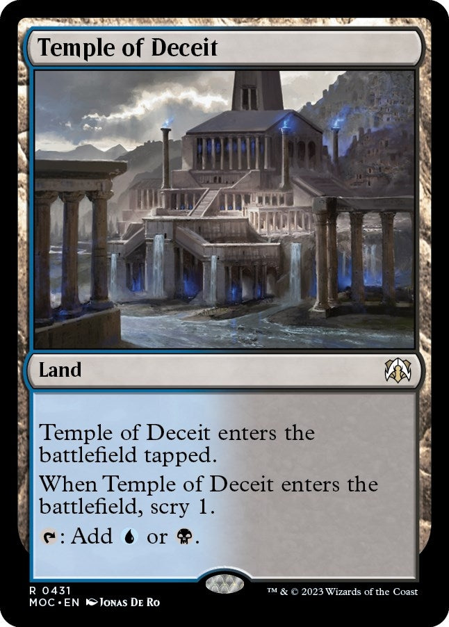 Image for Temple of Deceit (Commander: March of the Machine) (431) - Magic: The Gathering