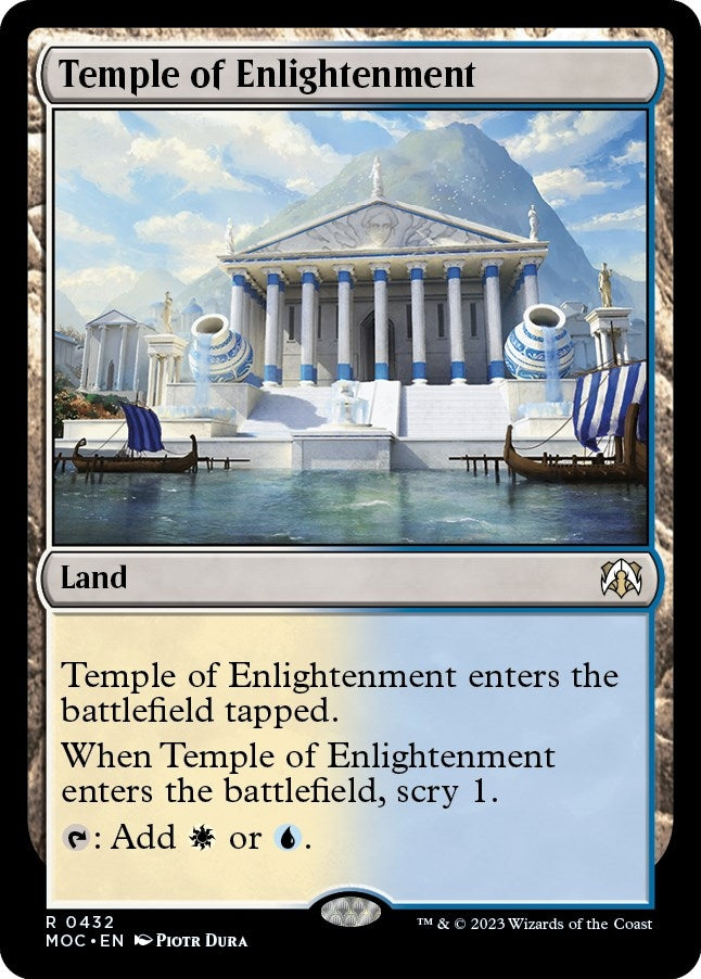 Image for Temple of Enlightenment (Commander: March of the Machine) (432) - Magic: The Gathering